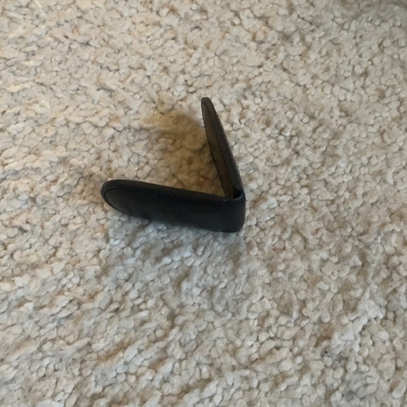 Coach Accessories Coach Black Leather Bound Money Clip Poshmark